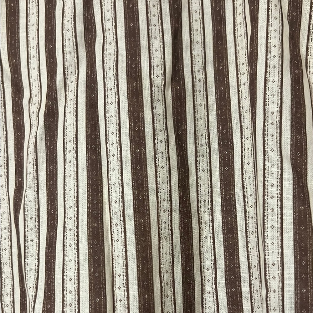Parterre Owen Dress in Brown Remy Stripe Button-Up Maxi Dress, Parterre, pockets - Picture 7 of 9